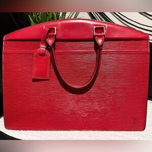 Louis Vuitton Red Epi Riviera